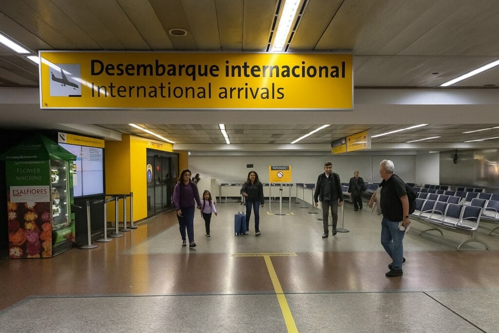 International Arrivals at GRU Airport