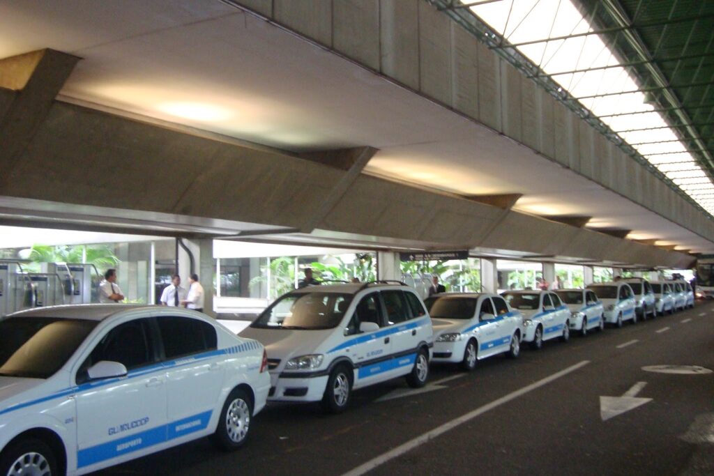 Taxis at S{ao Paulo Guarulhos Airport