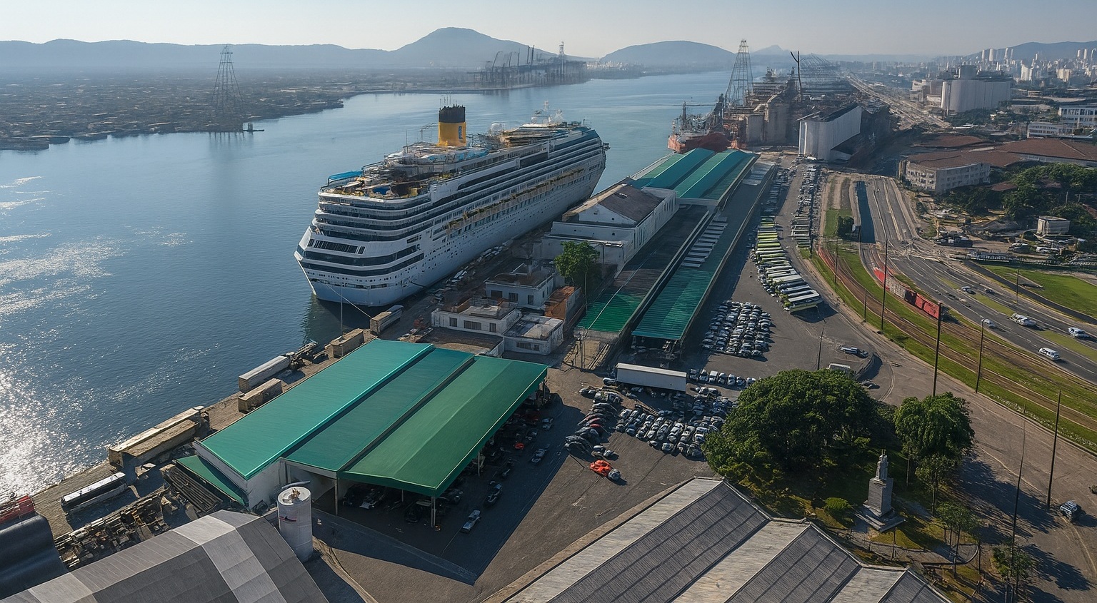 How to get to santos cruise port